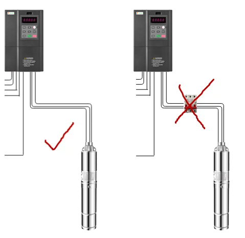 Why you shouldn’t connect a circuit breaker between the AC output of a solar pump inverter and the pump motor